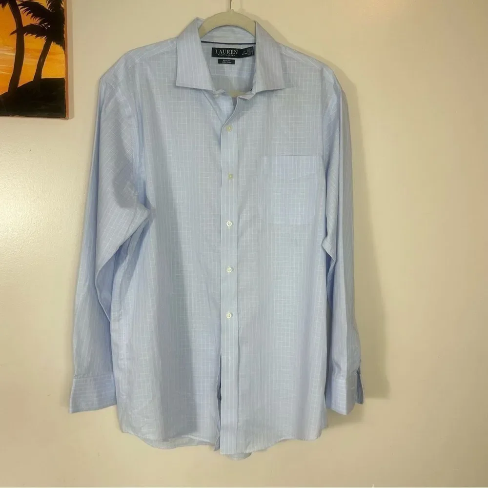 Polo by Ralph Lauren Light Blue Dress Shirt black label